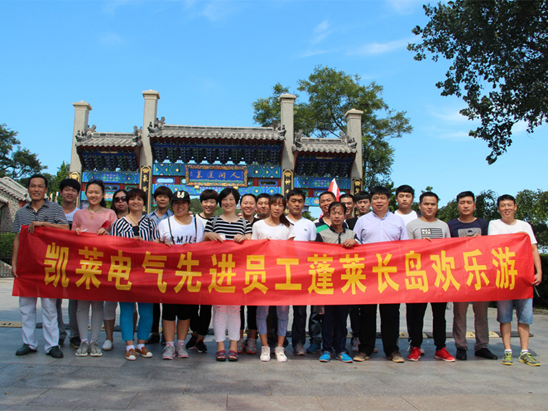 2016年9月，巅峰国际电气公司先进员工旅游合影